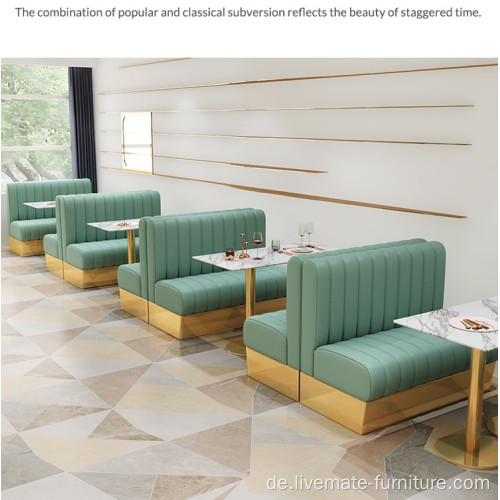 Hotelkabine Sitzgelegenheit Lederholz Restaurant Stand Sofa